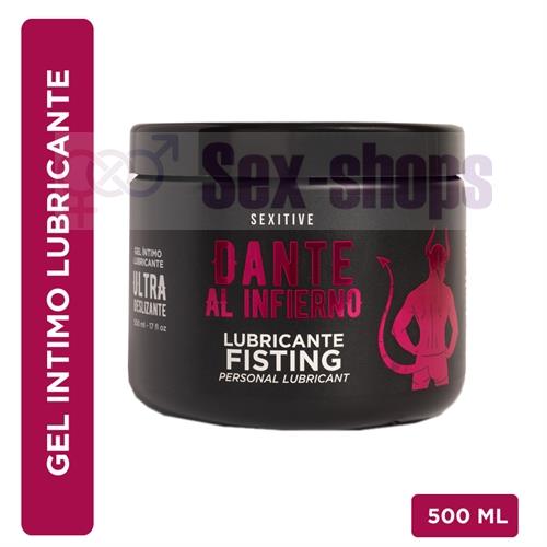 Lubricante fisting ultradeslizante Dante al Infierno 500 ml.